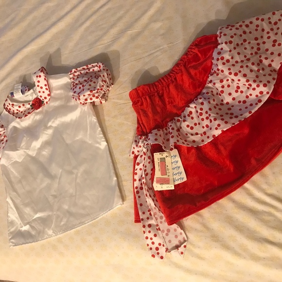 Sweet Liberty Other - Sweet Liberty Christmas dress 6 nwt red dot holiday dress